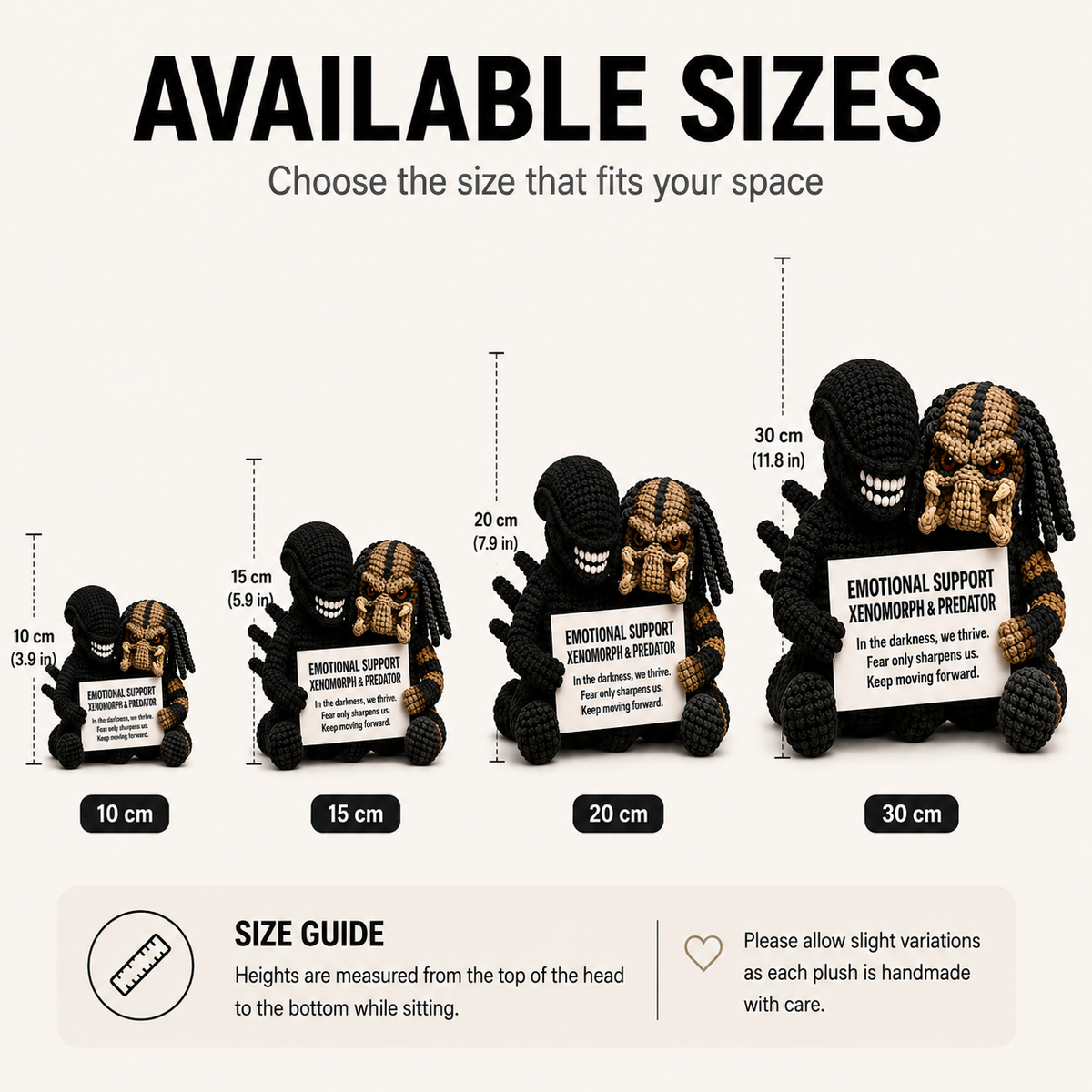 Emotional Support Xenomorph & Predator Duo – Survival Defines You