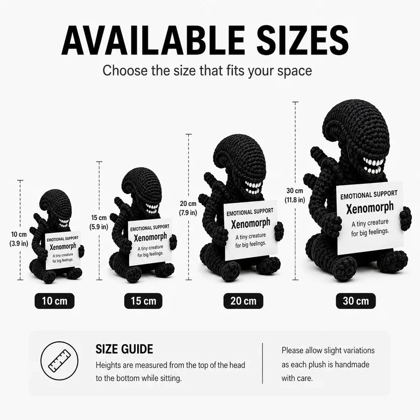 Available sizes